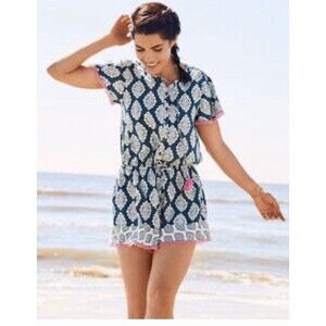 Matilda Jane Brilliant Daydream On The Fringe Romper Women's Size XS